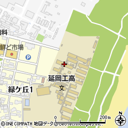 宮崎県立延岡工業高等学校周辺の地図