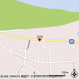宮畑周辺の地図