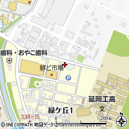 焼肉 夾竹園 延岡店周辺の地図