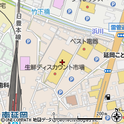 ＨＩヒロセスーパーコンボ南延岡店周辺の地図