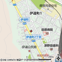 宮崎県延岡市伊達町周辺の地図