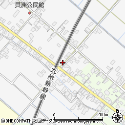 熊本県八代市鏡町貝洲285周辺の地図