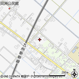 熊本県八代市鏡町貝洲152周辺の地図