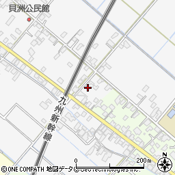 熊本県八代市鏡町貝洲151周辺の地図
