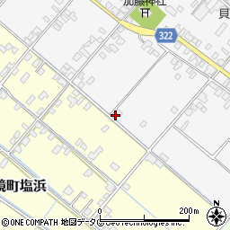 熊本県八代市鏡町貝洲730周辺の地図