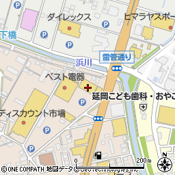 オートバックス延岡店周辺の地図