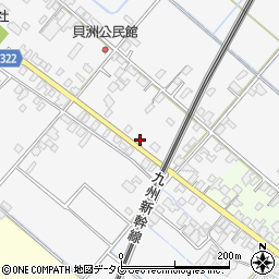 熊本県八代市鏡町貝洲292周辺の地図