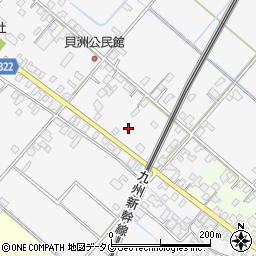 熊本県八代市鏡町貝洲293周辺の地図