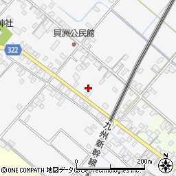 熊本県八代市鏡町貝洲296周辺の地図