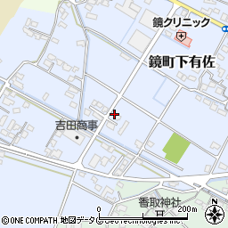 熊本県八代市鏡町下有佐575-5周辺の地図