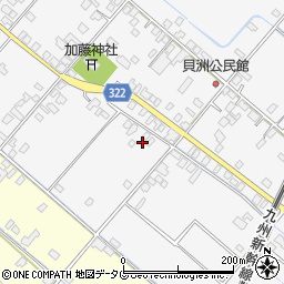 熊本県八代市鏡町貝洲716周辺の地図