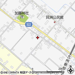 熊本県八代市鏡町貝洲714周辺の地図