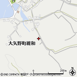 熊本県上天草市大矢野町維和617周辺の地図