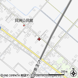 熊本県八代市鏡町貝洲323周辺の地図