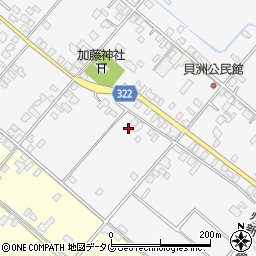 熊本県八代市鏡町貝洲726周辺の地図