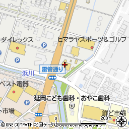 宮崎トヨペット　延岡店周辺の地図