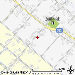 熊本県八代市鏡町貝洲745周辺の地図