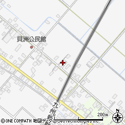 熊本県八代市鏡町貝洲351周辺の地図