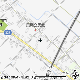 熊本県八代市鏡町貝洲315周辺の地図