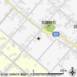 熊本県八代市鏡町貝洲741-1周辺の地図