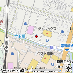 セブンイレブン延岡別府町店周辺の地図