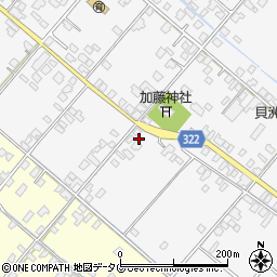 熊本県八代市鏡町貝洲736周辺の地図
