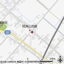 熊本県八代市鏡町貝洲313周辺の地図