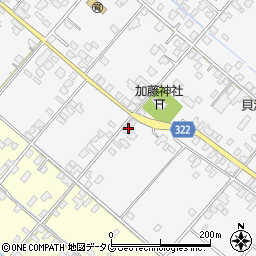 熊本県八代市鏡町貝洲738周辺の地図