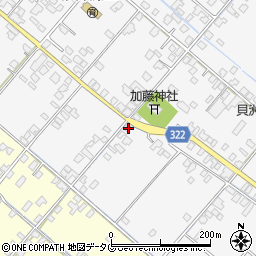 熊本県八代市鏡町貝洲735周辺の地図