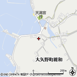 熊本県上天草市大矢野町維和542周辺の地図
