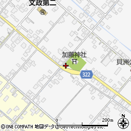熊本県八代市鏡町貝洲700周辺の地図