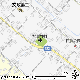 加藤神社周辺の地図