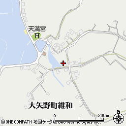 熊本県上天草市大矢野町維和1296周辺の地図