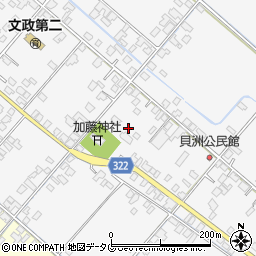 熊本県八代市鏡町貝洲695周辺の地図