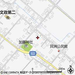 熊本県八代市鏡町貝洲658周辺の地図