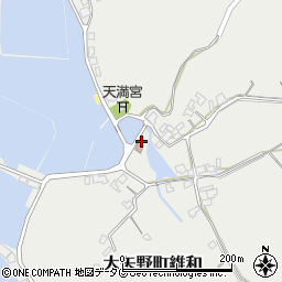 熊本県上天草市大矢野町維和1300周辺の地図