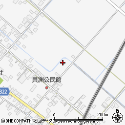 熊本県八代市鏡町貝洲575周辺の地図