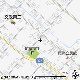 熊本県八代市鏡町貝洲653周辺の地図