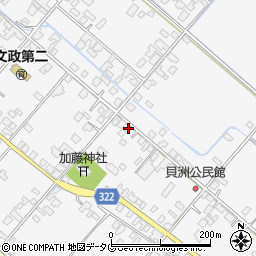 熊本県八代市鏡町貝洲654周辺の地図