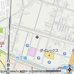 宮崎県延岡市別府町周辺の地図