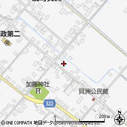 熊本県八代市鏡町貝洲650周辺の地図