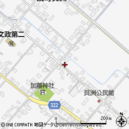 熊本県八代市鏡町貝洲652周辺の地図