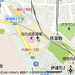 宮崎県延岡市共栄町周辺の地図