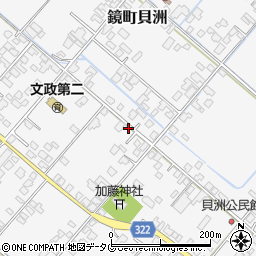 熊本県八代市鏡町貝洲816周辺の地図