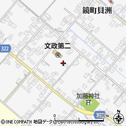 熊本県八代市鏡町貝洲826周辺の地図