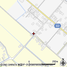 熊本県八代市鏡町貝洲1213周辺の地図