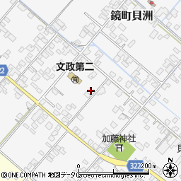 熊本県八代市鏡町貝洲827周辺の地図