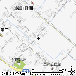 熊本県八代市鏡町貝洲642周辺の地図