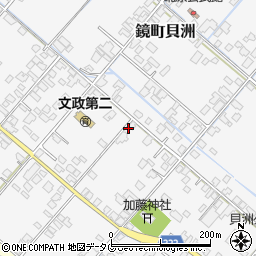 熊本県八代市鏡町貝洲821周辺の地図