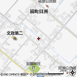 熊本県八代市鏡町貝洲847周辺の地図